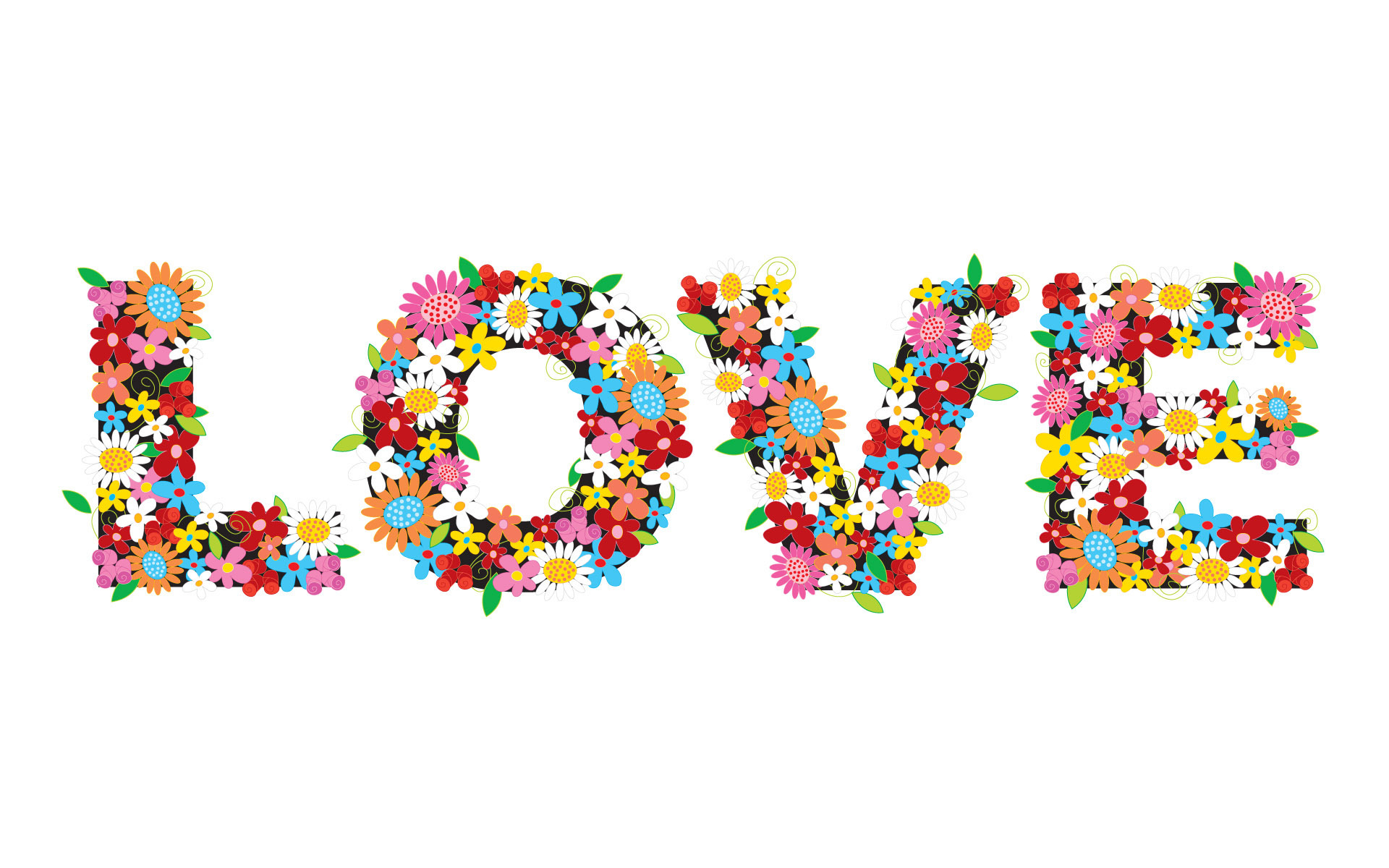flowers_love-wide A word made out of flowers that spell love.